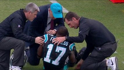 Devin Funchess goes down with injury