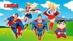 Finger Family Rhymes Superhero | Superman | Cartoons | Children Nursery Rhymes | Collection