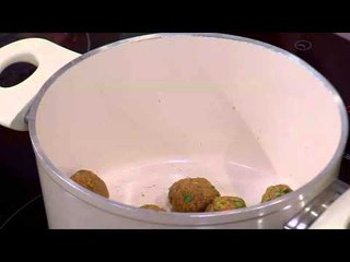 شوربة القمح بكرات الدجاج | سالي فؤاد