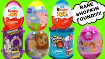 Peppa Pig свинка пеппа Disney Princess Tangled Rapunzel Hello Kitty ハローキティShopkins Huevos Sorpresa