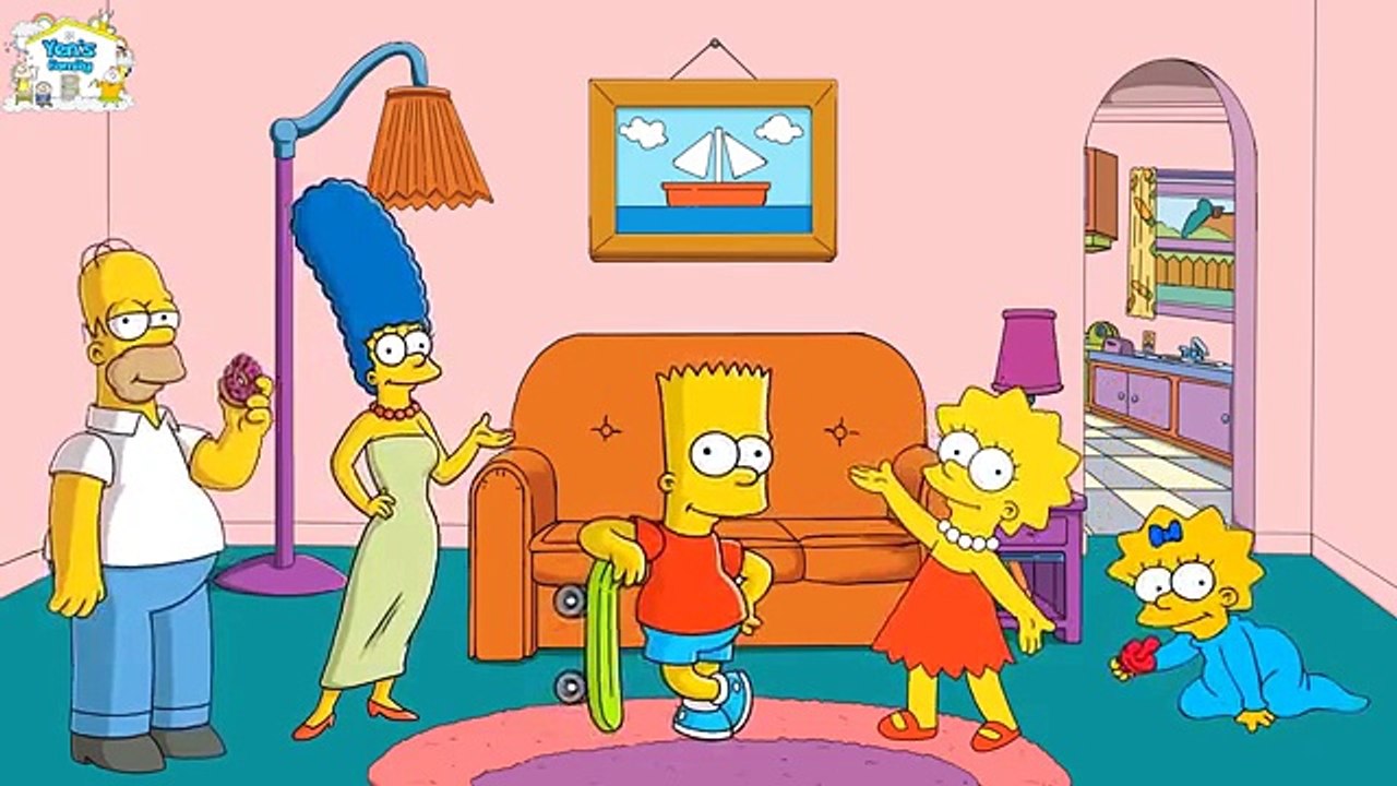 Finger Family The Simpsons | Nursery Rhymes for Children & Kids Songs