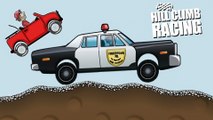 Police Car Hill Climb Racing games Cartoon Сars for kid