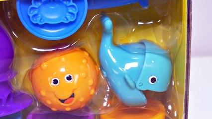 Ariels Play Doh Ocean Mermaid Tools! Playdough Puffer Fish & Octopus New Play-Doh Toys