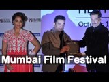Sonakshi Sinha, Kamal Haasan And Prithviraj Chavan At The Inauguration Of 15th Mumbai Film Festival