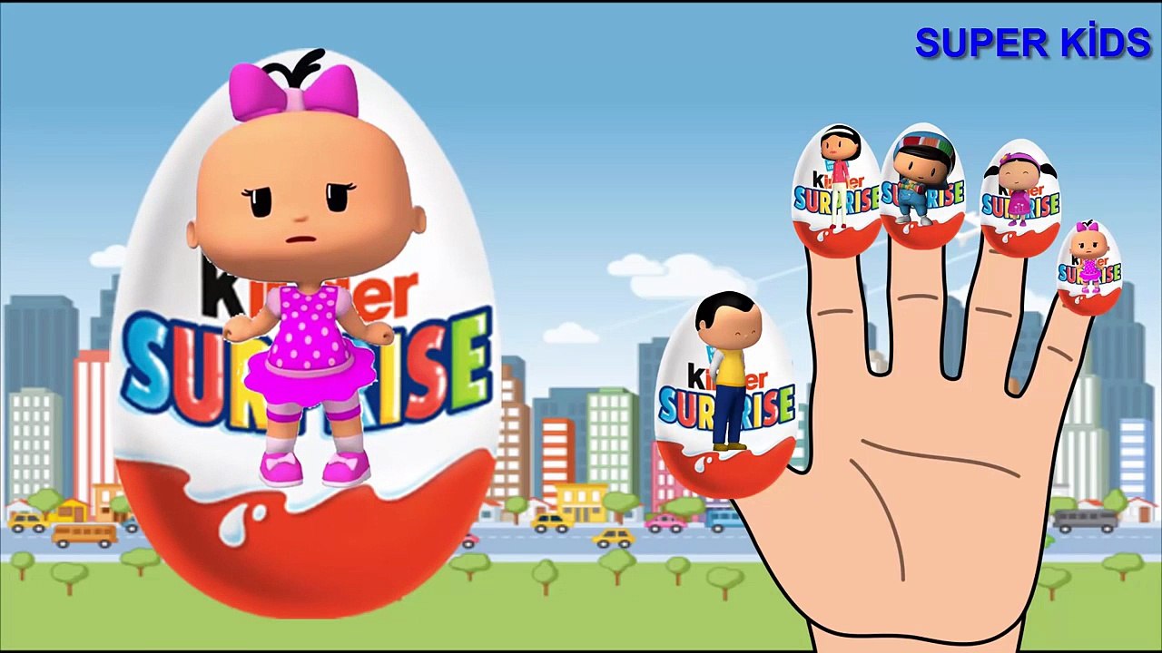 Pepee Finger Family - Pepee Parmak Ailesi - Pepee Kinder Surprise Egg Finger Family Songs