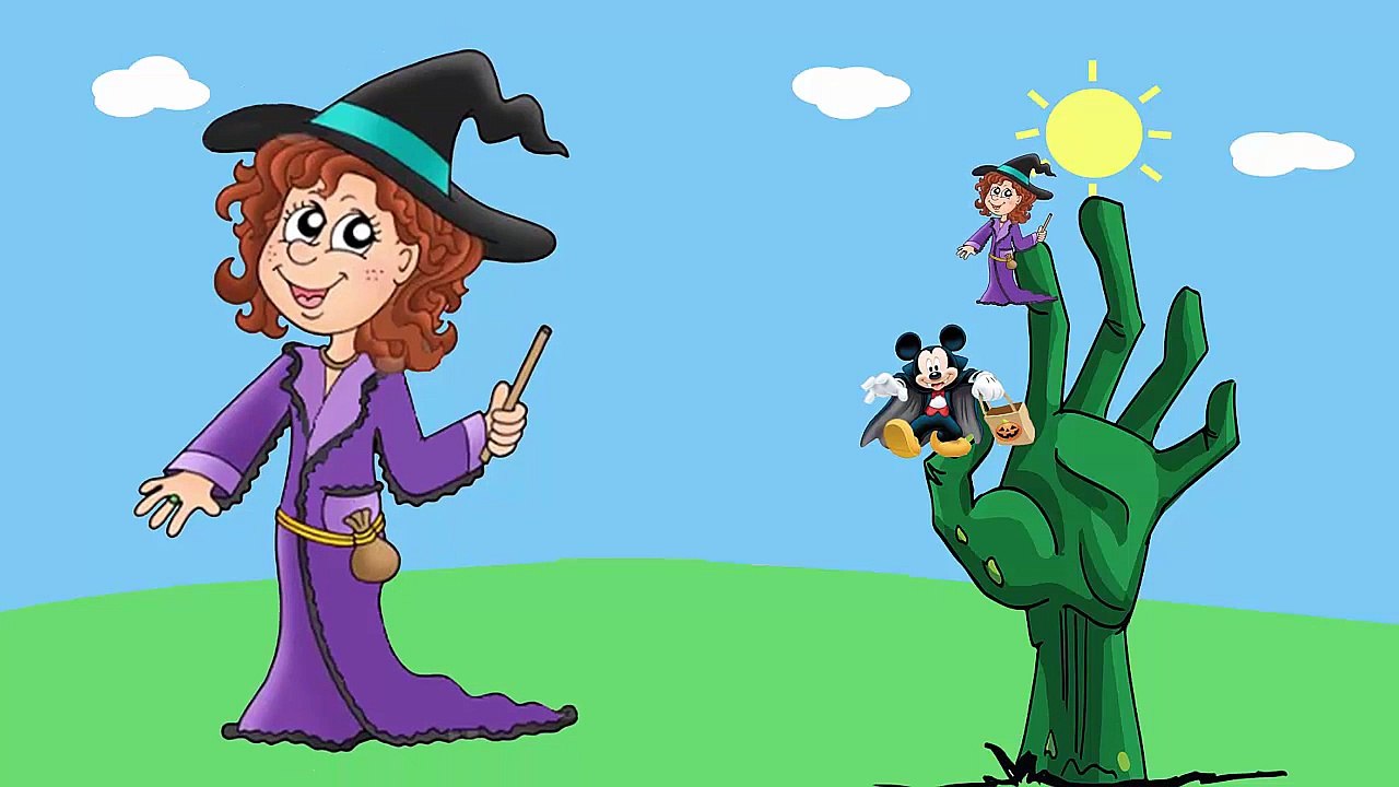 Mickey Mouse Spooky Halloween Finger Family Song