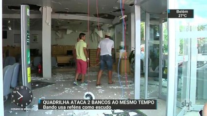 Download Video: Quadrilha explode duas agências bancárias ao mesmo tempo em município gaúcho