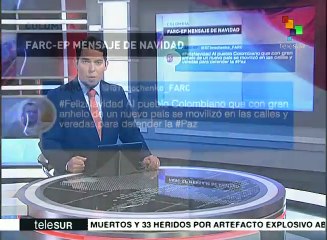ELN y FARC-EP envían mensaje de paz al pueblo de Colombia