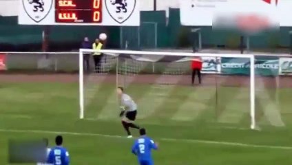 Amatör ligde şaşırtan goller! Videosu