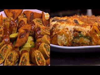رول الدجاج المحشي خضار - بيتزا البطاطس - شوربة الذرة   | الشيف حلقة كاملة