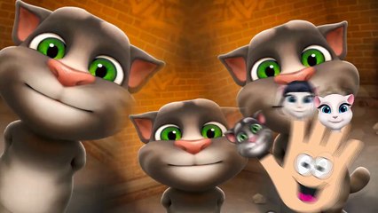 The Finger Family Song | Learn Colors with Talking Tom Colours | Kids Children Toddlers Play Videos