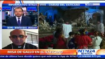 El Papa  hace un llamado a recuperar la alegría de la Navidad: Sec.  Episcopal en Uruguay sobre Misa del Gallo