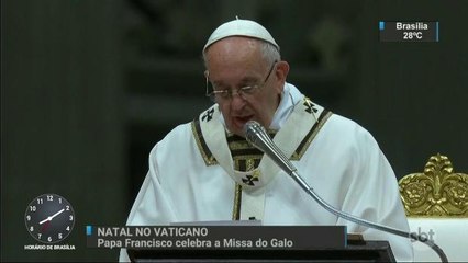 Papa Francisco celebra a tradicional Missa do Galo
