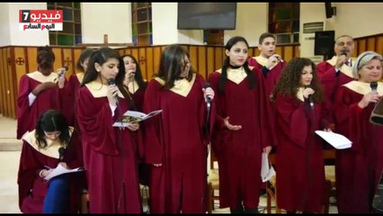 بالفيديو.. مطران الأسقفية يترأس قداس عيد الميلاد بحضور وزير الآثار والسفير البريطانى