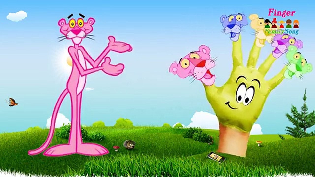 Pink Panther Finger Family Song | Finger Family Song For Children And Kids