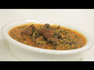 سبانخ بالارز و اللحمة | نجلاء الشرشابي