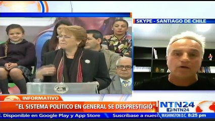 "Se perdió la sintonía con el pueblo": Analista político Cristian Leporati sobre baja popularidad de Michelle Bachelet