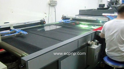 Automatic 3/4 Flat Bed Screen Printer