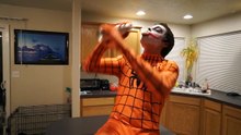 Orange Spiderman vs Twin Joker vs Bad Scary Clown In
