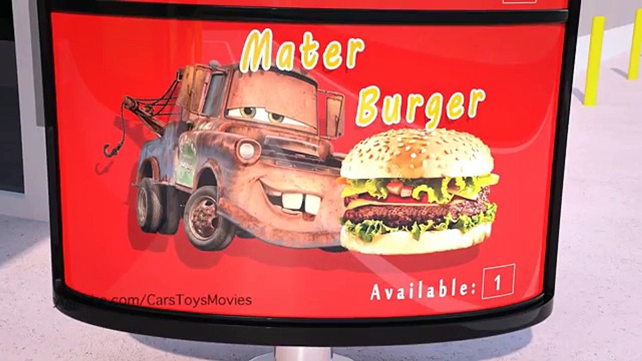 Mater Misbehaves at McDonalds ! Disney Pixar CARS TOYS MOVIES Happy Meal BURGER | Day: 1&2