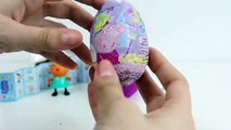 Peppa Pig Play-Doh Surprise Eggs Peppa Pig Toys Juguetes de Peppa Pig Huevos Sorpresa de Plastilina