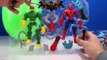 BATMAN, ROBIN and SPIDERMAN Finding BIGFOOT [Toys] Animal Planet Playset Video for Kids Toypals.tv