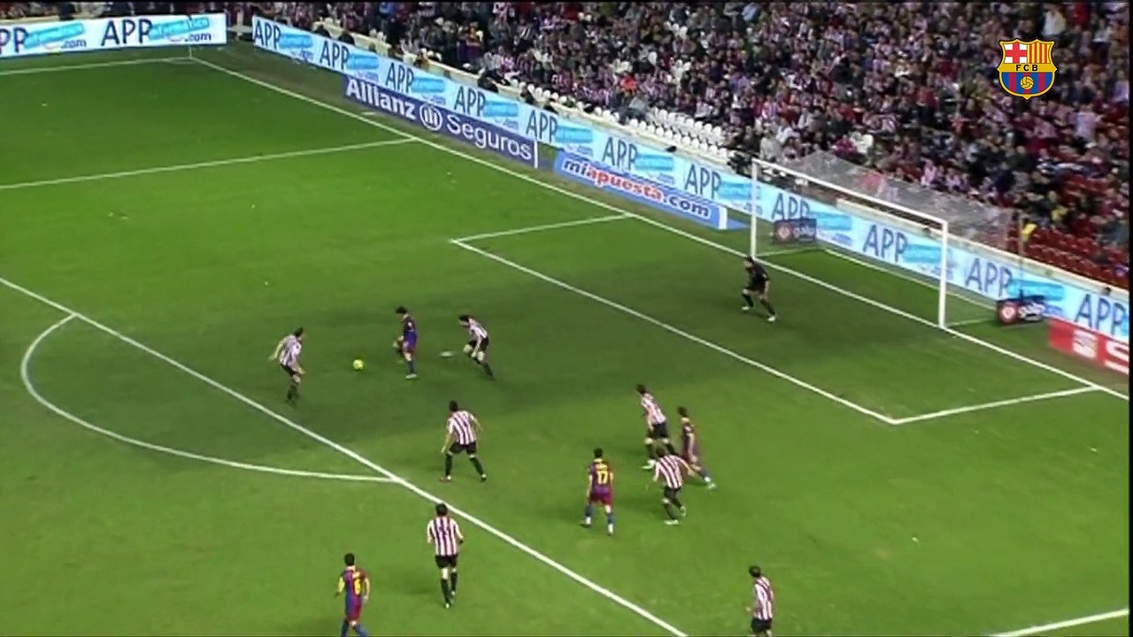 El gol d'Abidal a la Copa del Rei contra l'Athletic Club @@