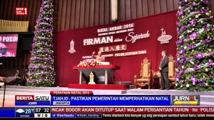 Mendagri Bersama Kapolri dan Panglima TNI Tinjau Pengamanan Natal