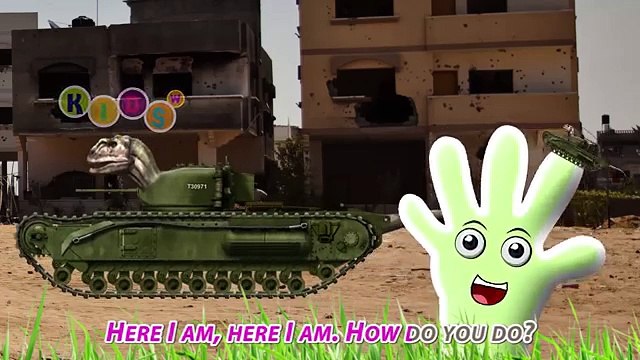 Tank Dinosaurs Finger Family Nursery Rhymes BY KidsW