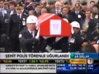 Şehit polis törenle uğurlandı