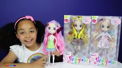 Video herunterladen: Shibajuku Girls Collectible Fashion Dolls Koe Shizuka Suki Kids Toy Review