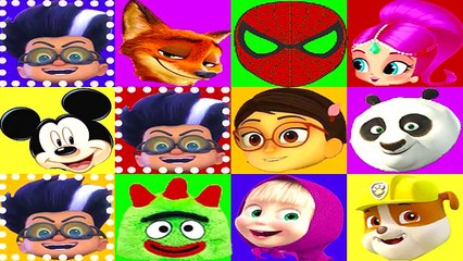 PJ Masks Romeo Game - Surprise Eggs Paw Patrol, Mickey Mouse, Spiderman and Slime