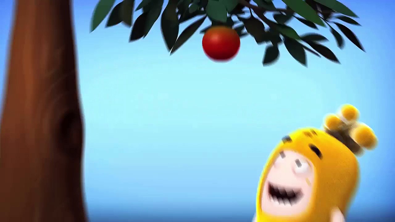 Oddbods Cartoon -- Bubbles and the Apple