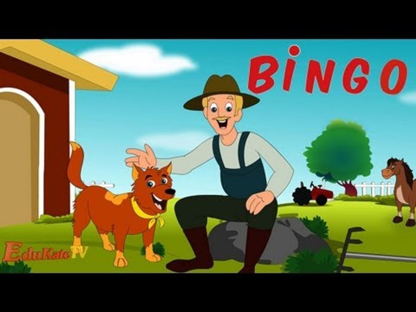BINGO Dog Song | Nursery Rhyme With Lyrics | Cartoon Rhymes and Songs for  Children - video Dailymotion