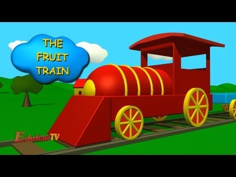 The Fruit Train | Learn Fruits with Train - for Children, Kids, Babies