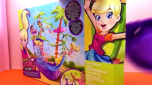 POLLY POCKET Abenteuer Pool Spielset Unboxing & Aufbau Mattel Polly Pocket X9046 deutsch