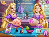 Disney Frozen Queen Elsa with Princess Rapunzel and Barbie Pregnant BFFs Video Game For Kids