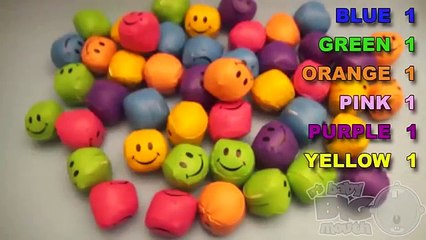 Learn Colours with Surprise Egg and Smiley Face Squishy Balls! Fun Learning Videos for Kids Contes