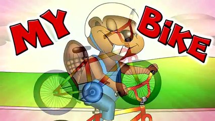 My Bike CLIP - Teach Children Nursery Rhymes, Fun English Learning Song, Educational Music