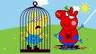 #5 Five Little #Peppa #Angry #Birds Jumping on the Bed Nursery Rhyme For Children