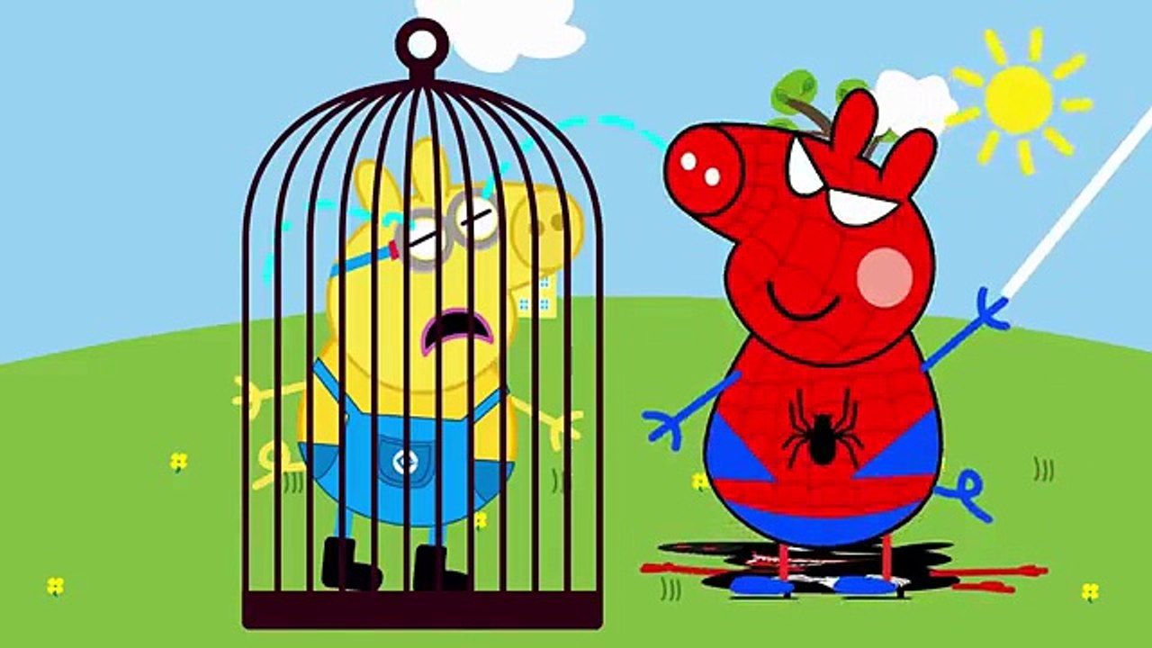 #5 Five Little #Peppa #Angry #Birds Jumping on the Bed Nursery Rhyme For Children