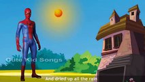 Spiderman Cartoon Rhyme For Kids | 3D Animation Incy Wincy Nursery Rhyme | Most Popular Rhymes