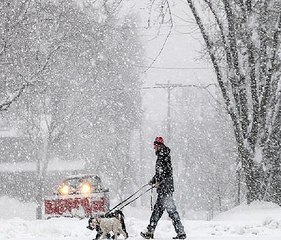 Snow Storm Holiday Travel