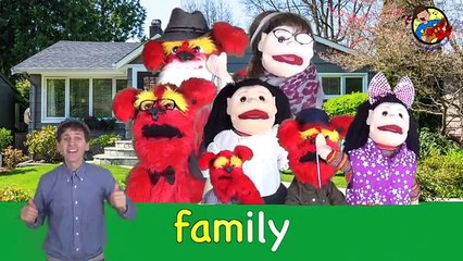 Family Song For Children | 7 Family Member Names | Learn English Kids