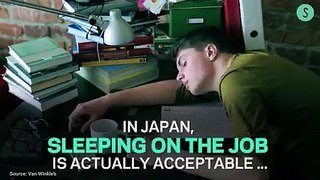 Sleeping At WorkIn Japan, sleeping on the job is actually an honorable pursuit