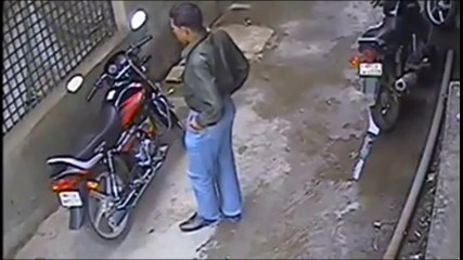 CCTV Footage Bike Theif in INDIA