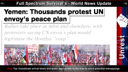 Civil War - Ebola - Colony Collapse - Unrest - FSS World News Update