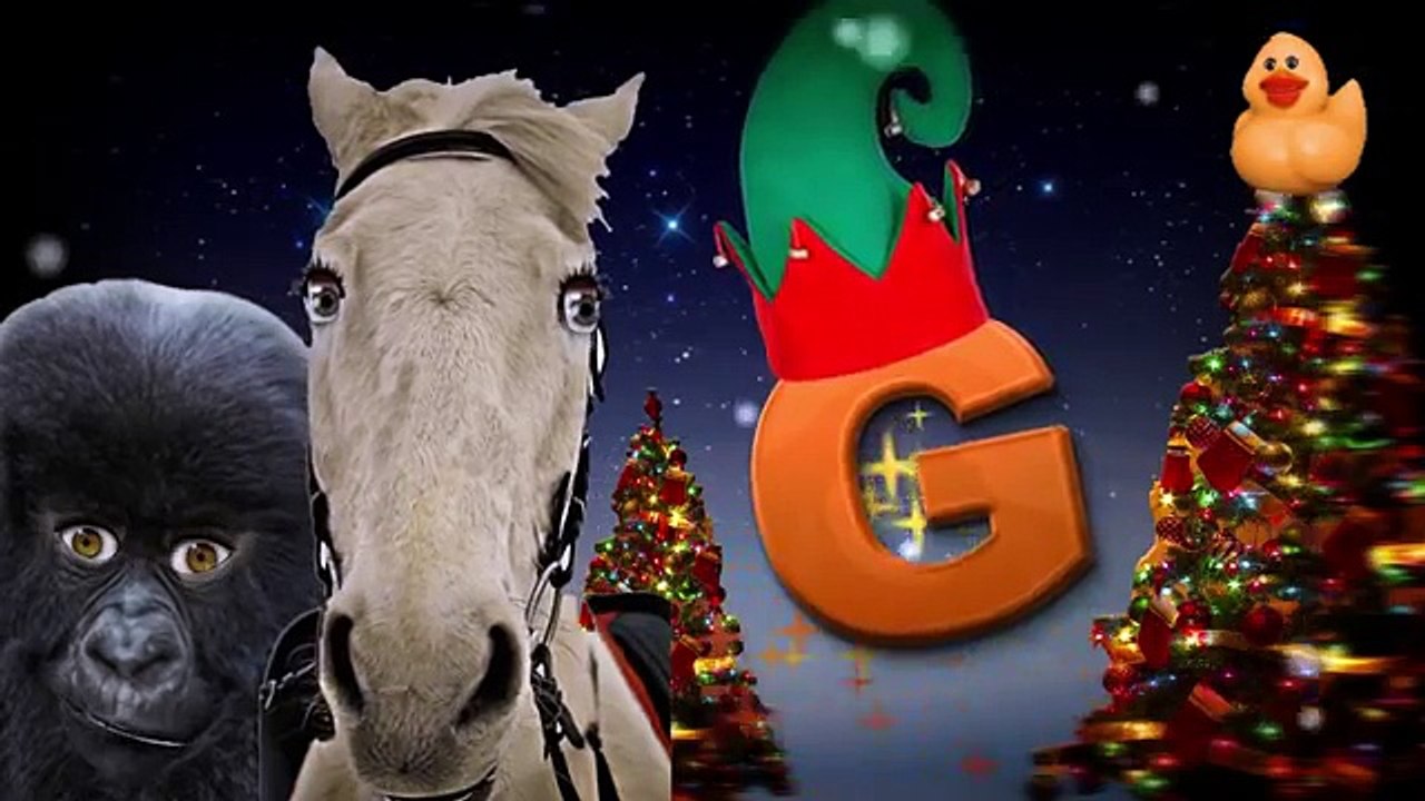 ABC song Christmas (Gorilla Horse Duck )