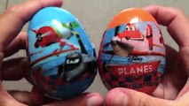 Planes Surprise Eggs Unwrapping - Aviones Huevos con Sorpresa de Disney Pixar - Toy Review