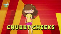 Chubby Cheeks, Dimple Chin | Kids Songs | With Lyrics | Nursery Rhymes Cartoon Animation Videos